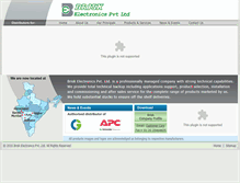 Tablet Screenshot of briskelectronics.com